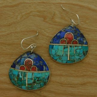 Mary Coriz & John Aguilar Santo Domingo Rain Cloud Earrings