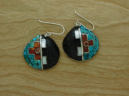 Mary Coriz & John Aguilar Santo Domingo Geometric Earrings