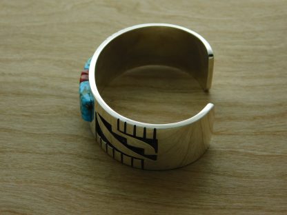 Side Timmy Yazzie Navajo Kingman Bracelet