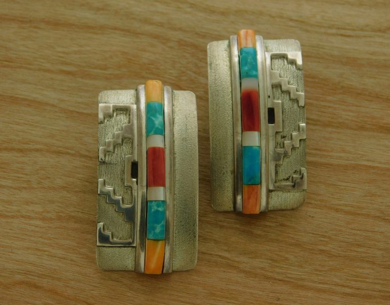 H & V Thompson Navajo Earrings