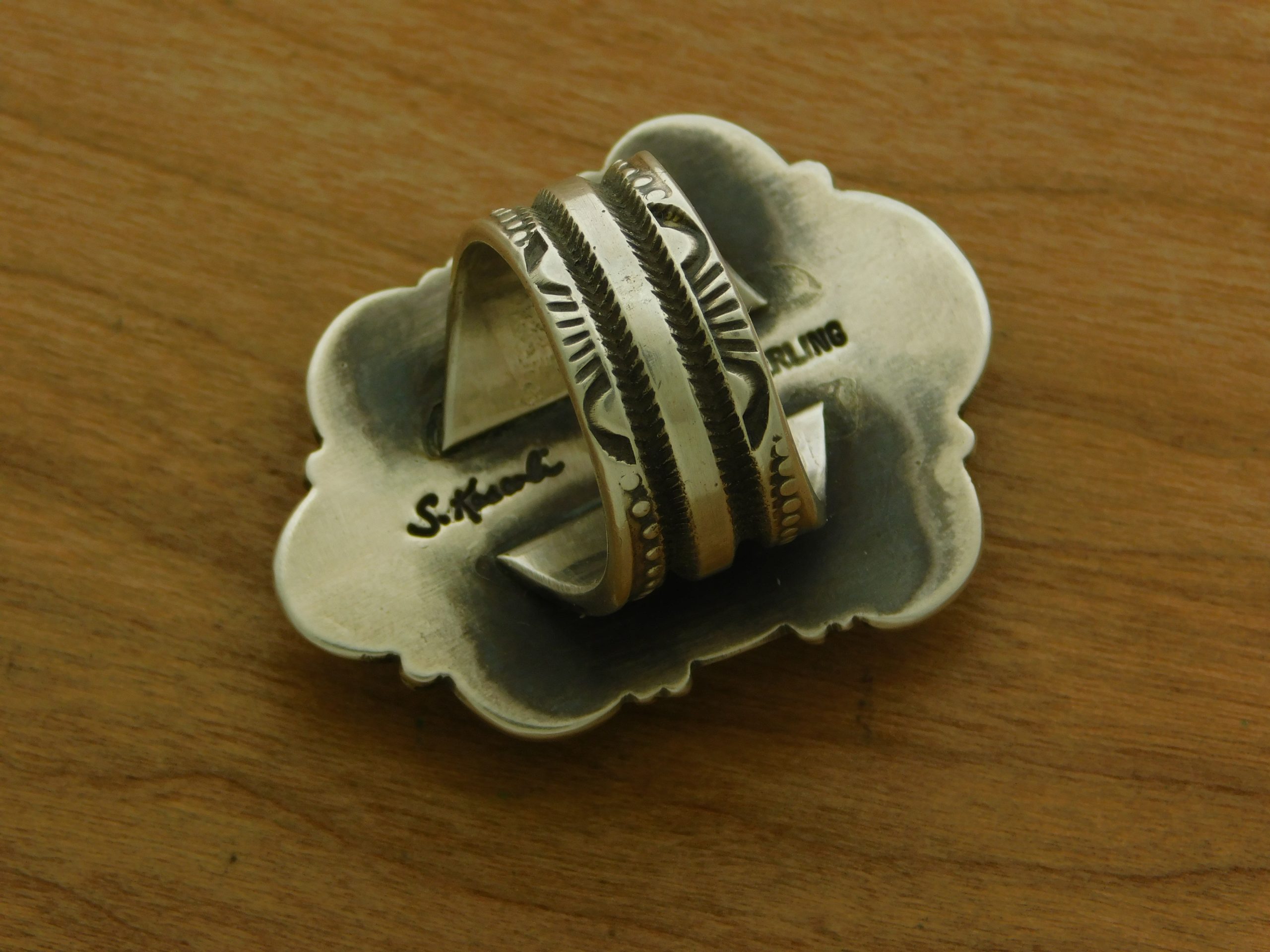 S. KESCOLI BEGAY Navajo Ring 7 - Image 4