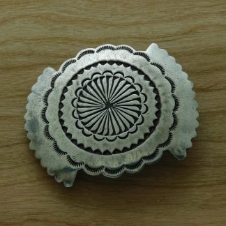 Johnny Manuelito Navajo Belt Buckle