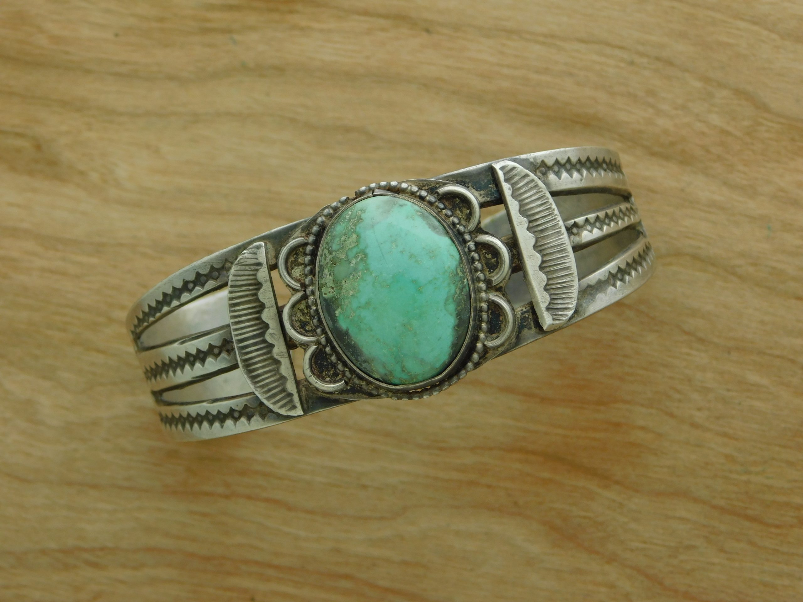 Fred Harvey Zig Zag Ingot Cuff