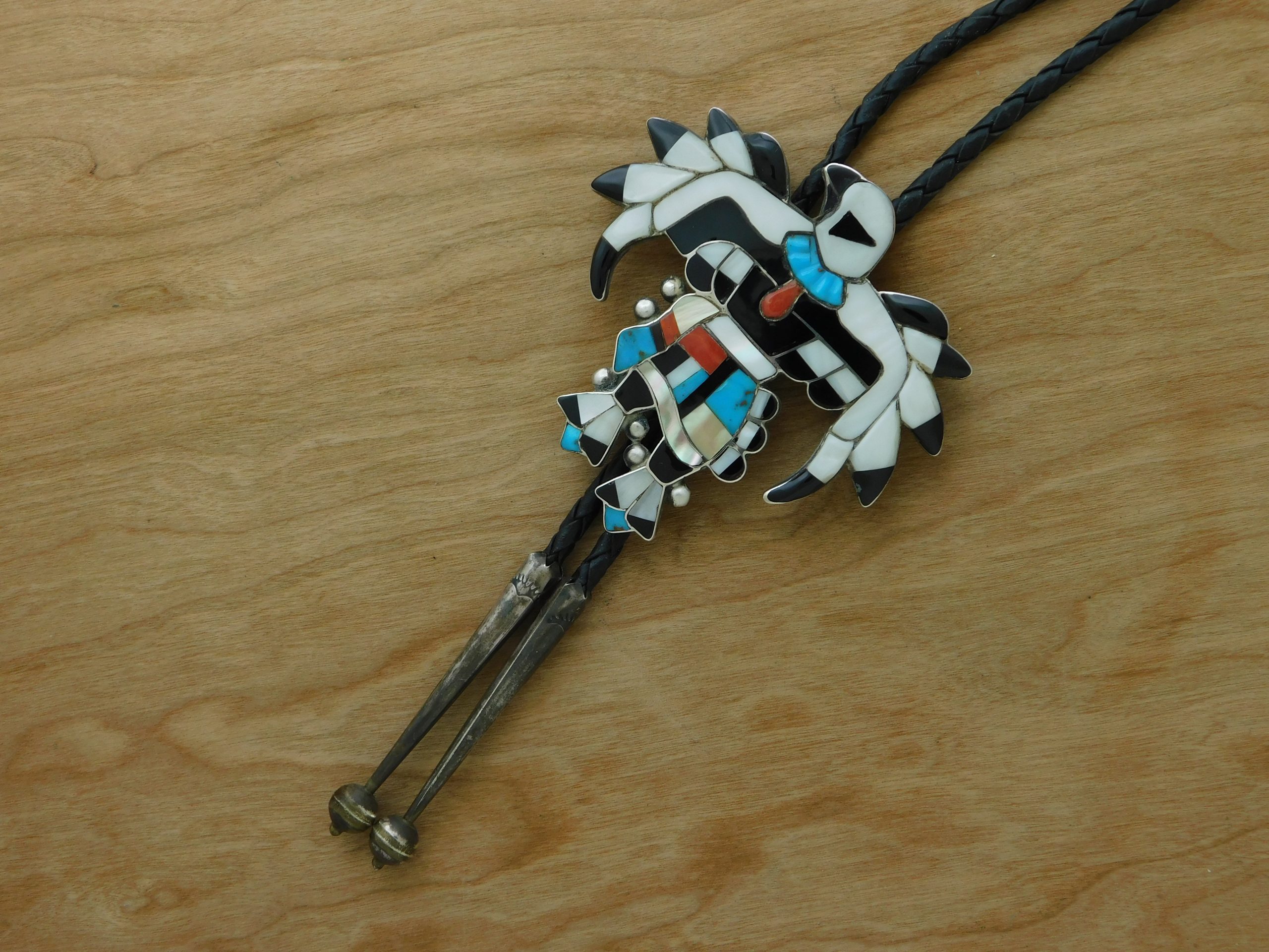 Mary Ann & Charles Poncho Zuni Bolo Tie