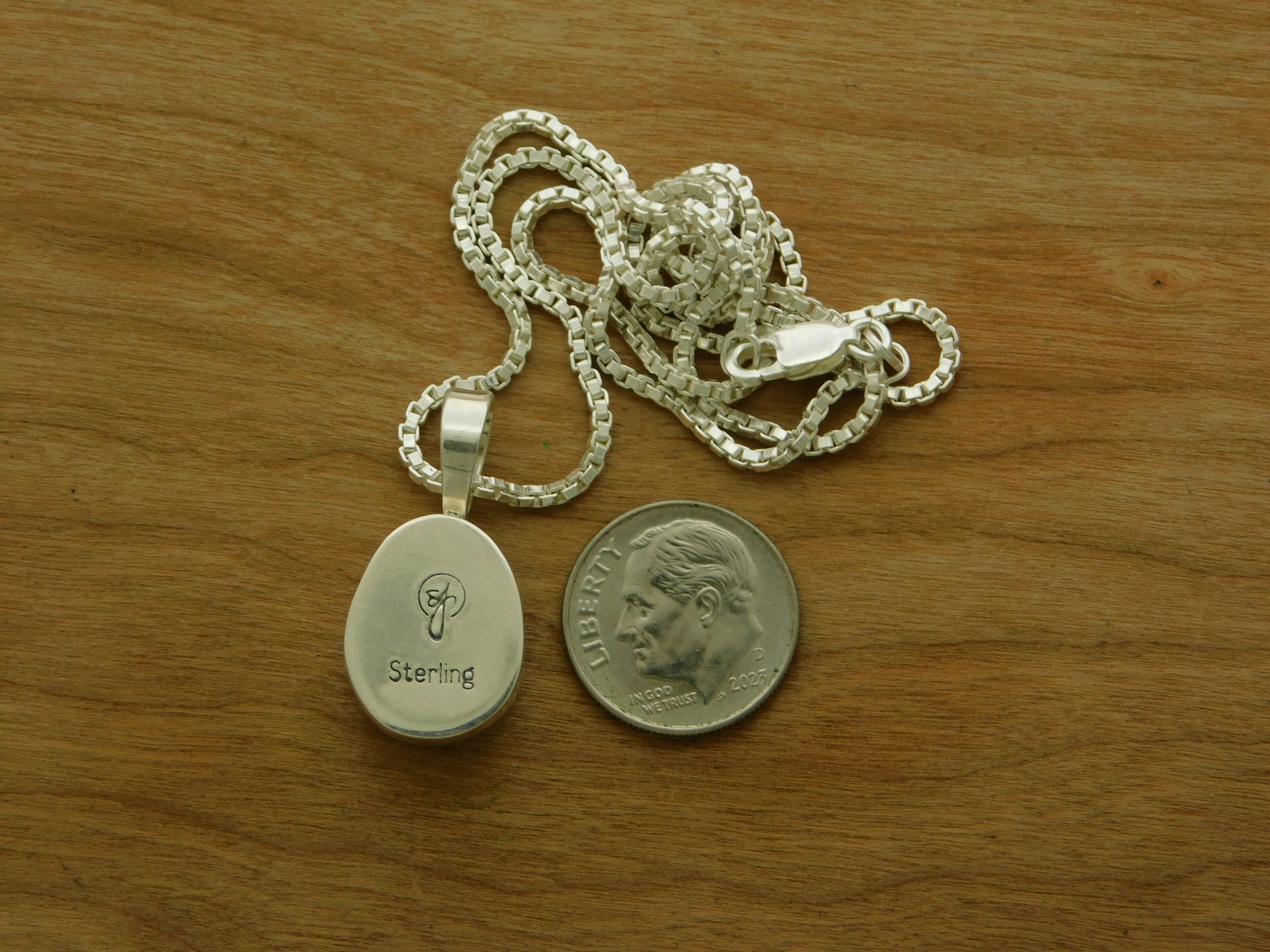 Rear Bisbee Turquoise Fusion Pendant