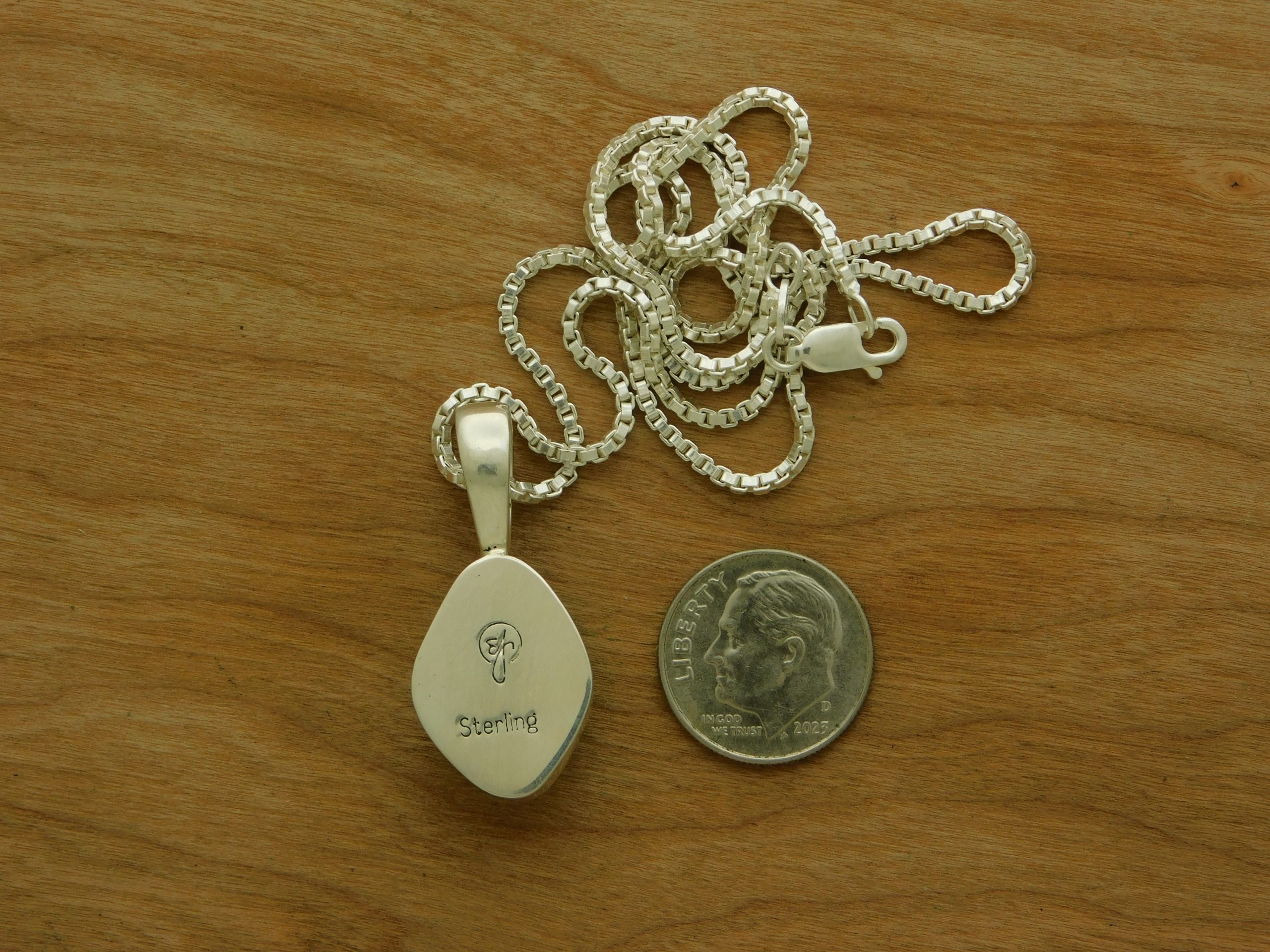 Rear Bisbee Turquoise Diamond Shape