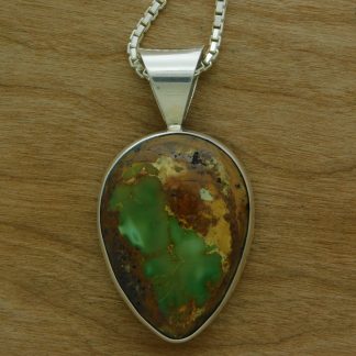 Royston Turquoise Stripe Pendant