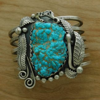 Seafoam Kingman Turquoise Cuff
