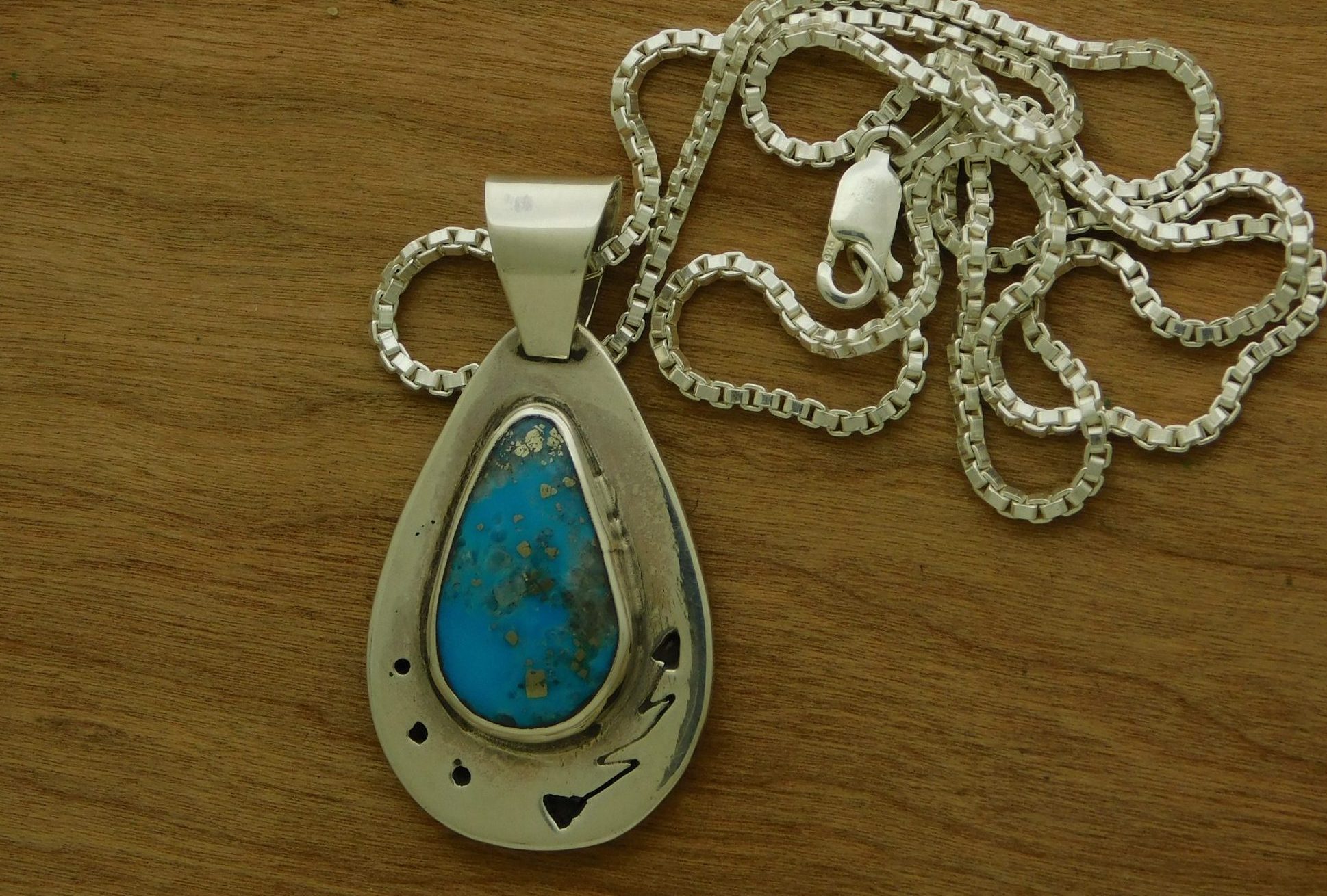 Adam Ramirez Campitos Turquoise Pendant