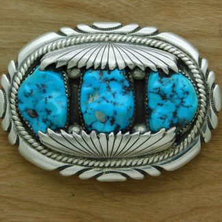 Robert & Bernice Leekya Zuni Belt Buckle
