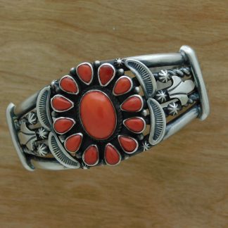 SL Navajo Coral Cuff