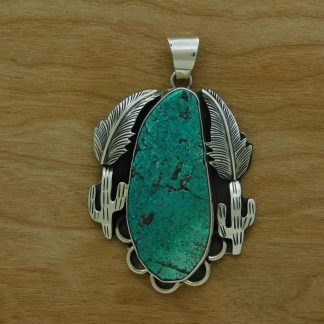 Saguaro Turquoise Pendant