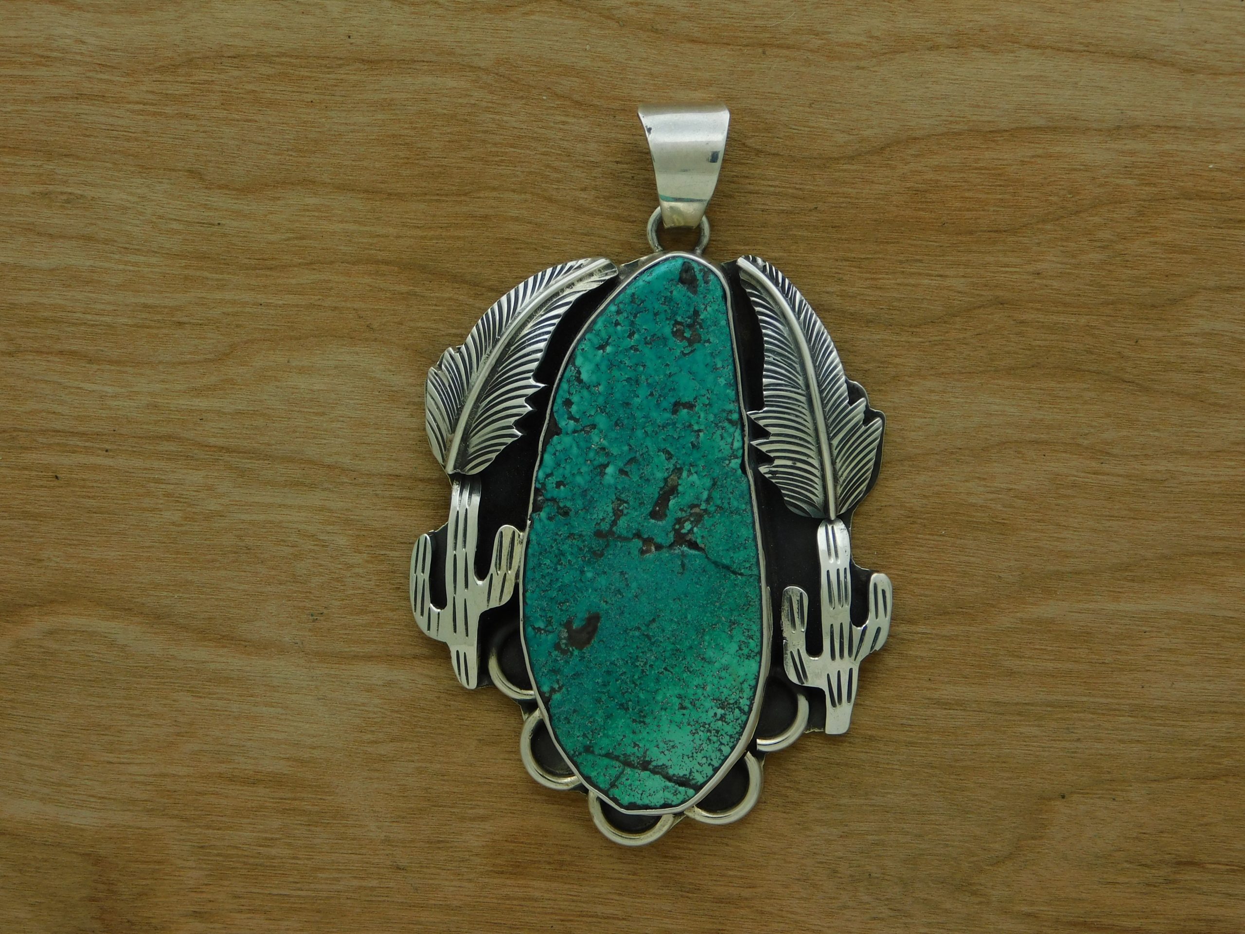 Saguaro Turquoise Pendant