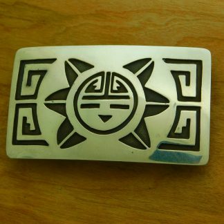 Chuck Lindsay Navajo Belt Buckle