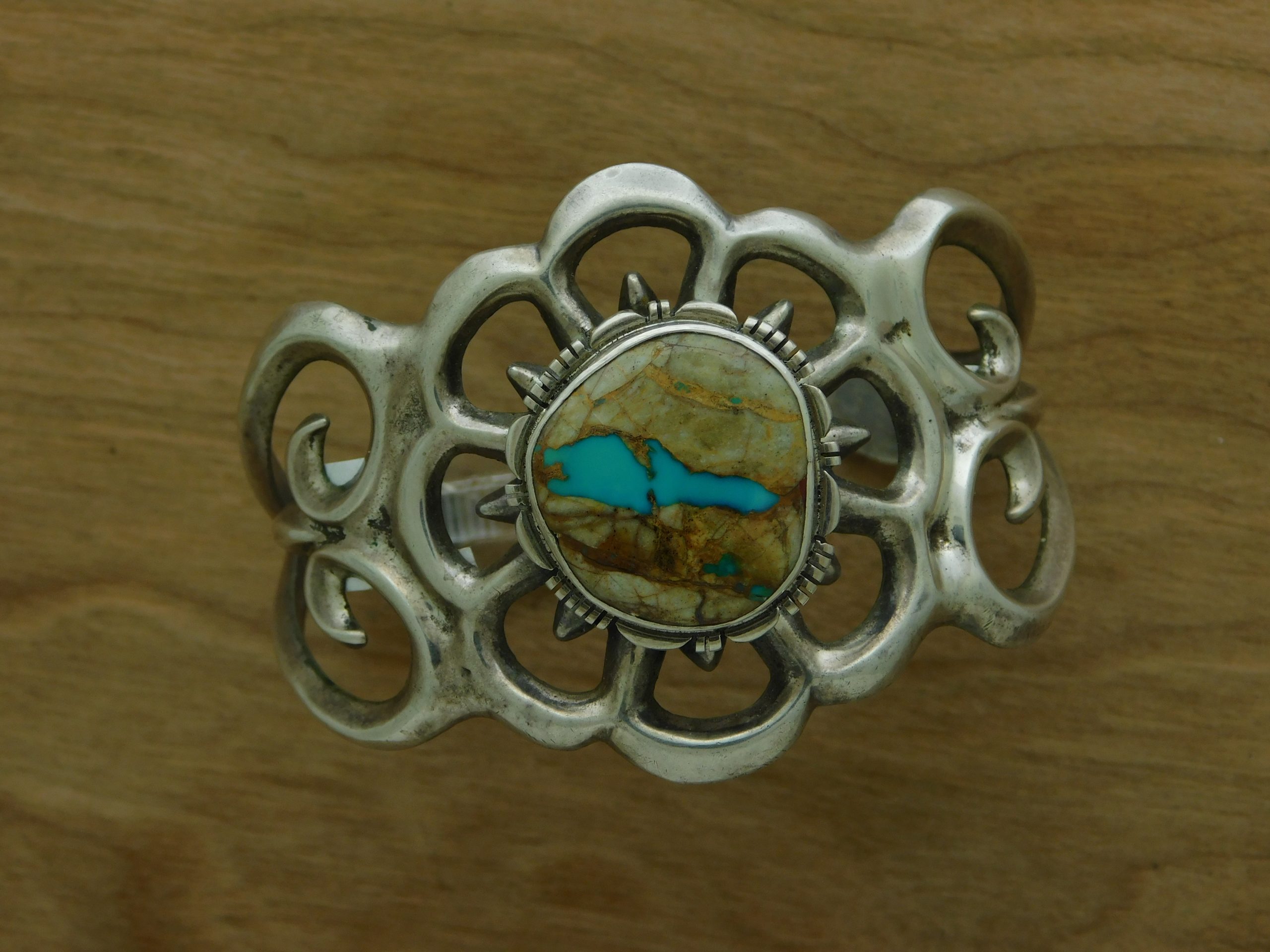 Francis L. Begay Navajo Sandcast Cuff