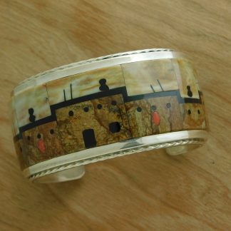Gilbert and Mildred Calavaza Zuni Cuff