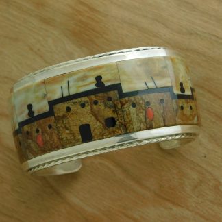 Gilbert and Mildred Calavaza Zuni Cuff