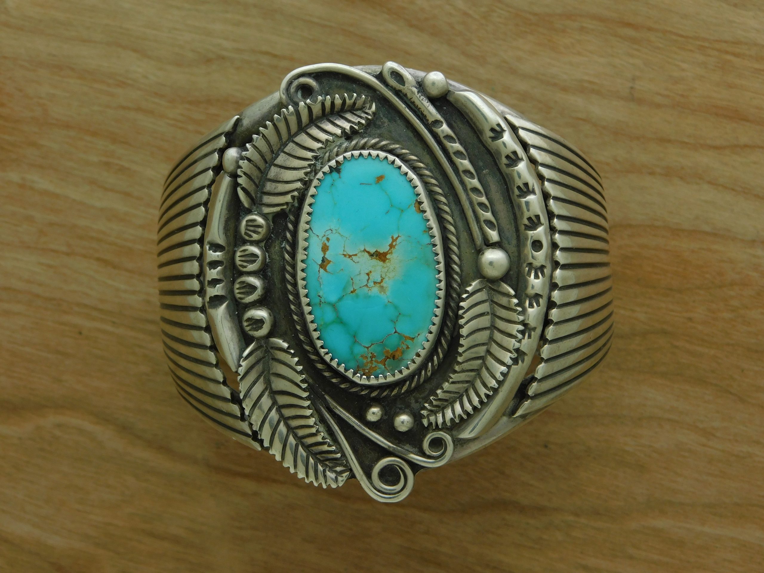 PIJ Signed Navajo Cuff