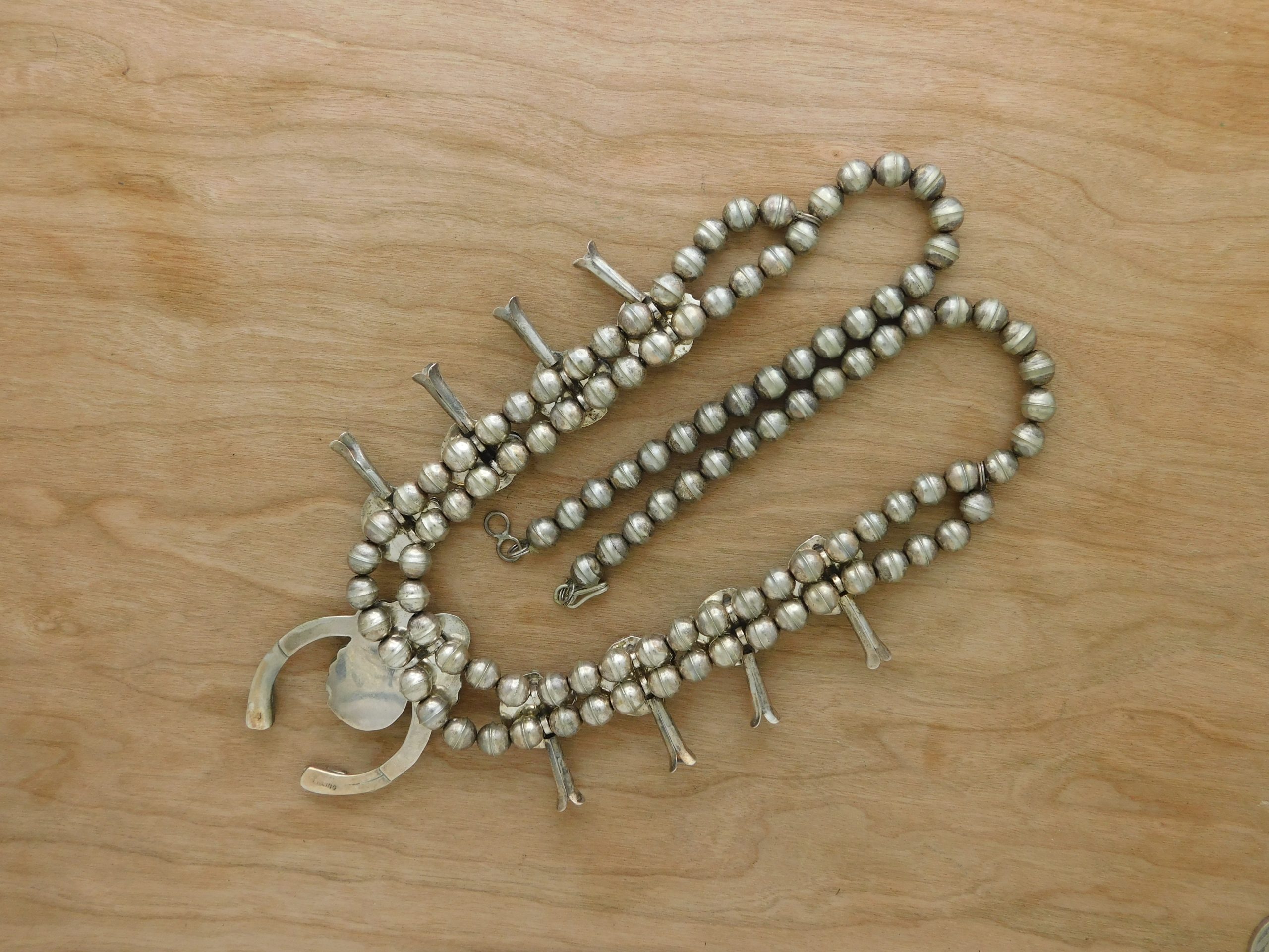 Rear Sleeping Beauty Turquoise Squash blossom