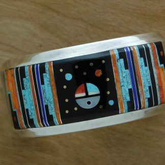 WS Zuni Stone Inlay Cuff