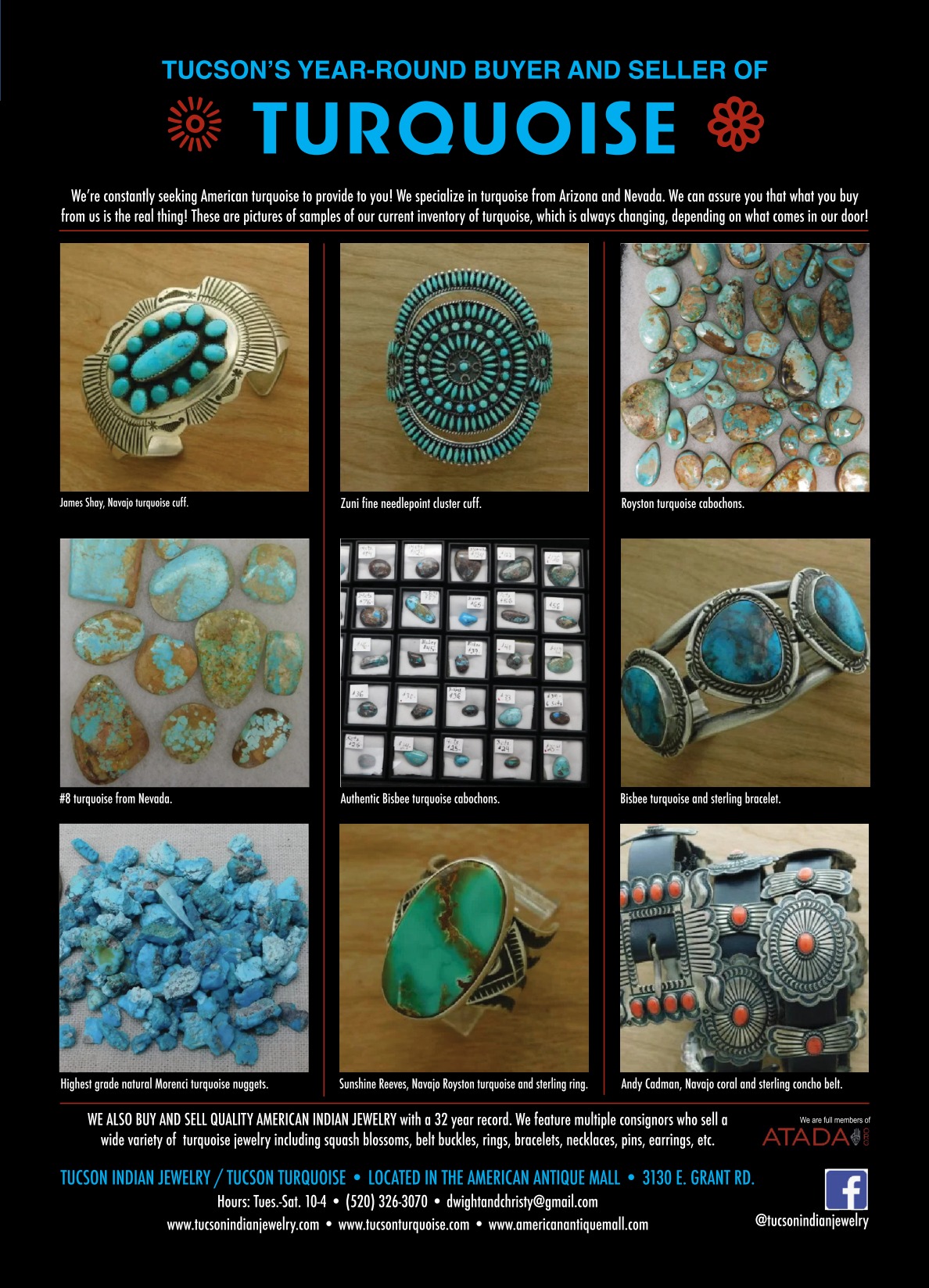 Tucson Turquoise Advertisement