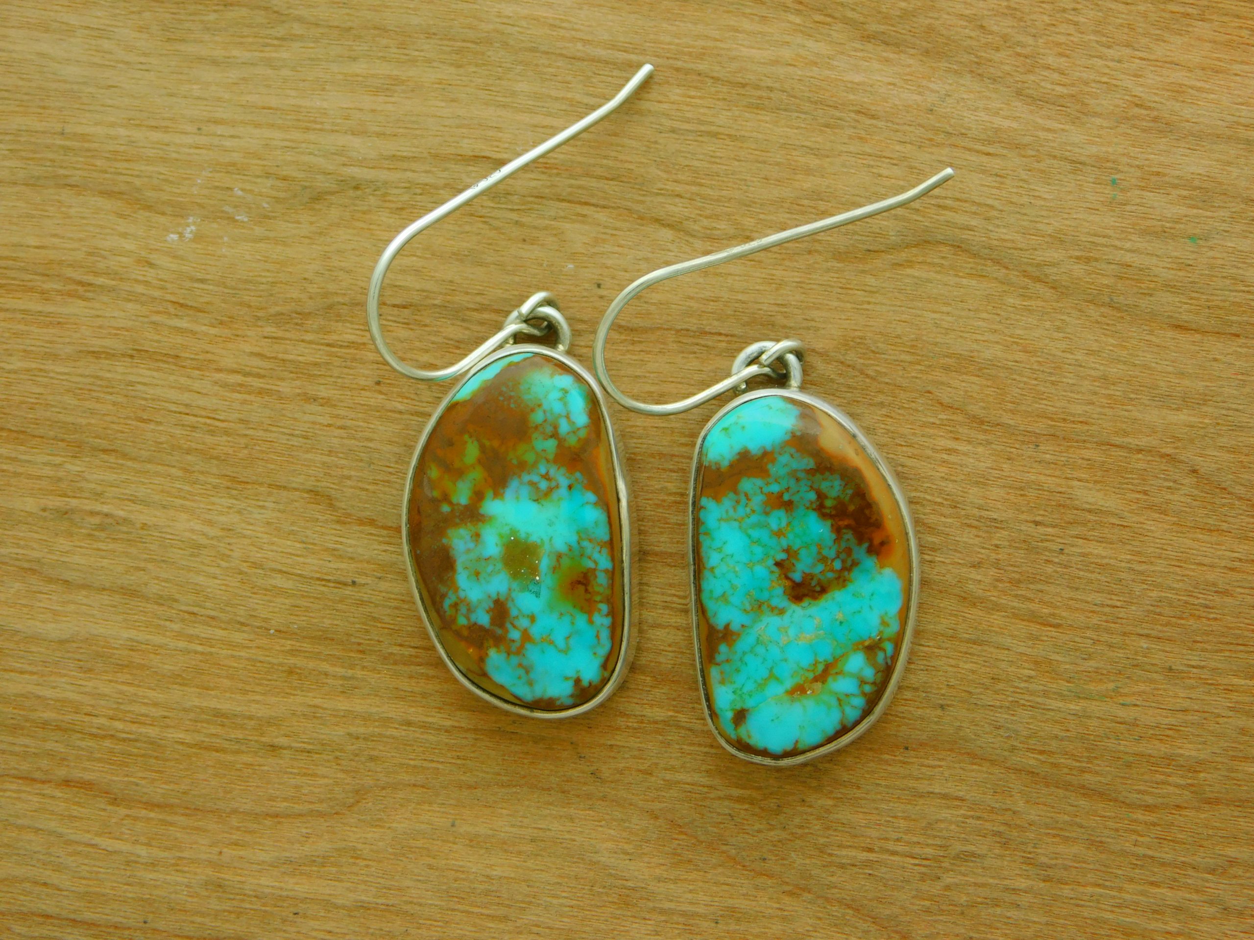 King's Manassa Turquoise Earrings