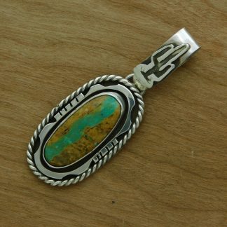 Quinton Antone Boulder Turquoise Pendant