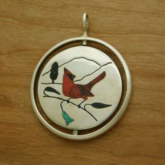 H.R. Coonsis Zuni Cardinal Pendant