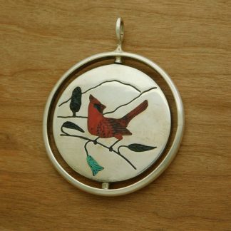 H.R. Coonsis Zuni Cardinal Pendant