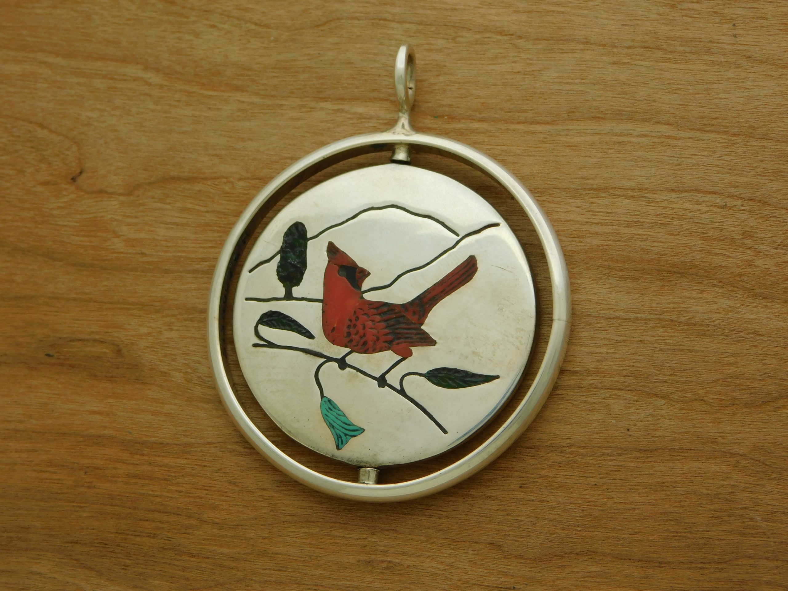 H.R. Coonsis Zuni Cardinal Pendant