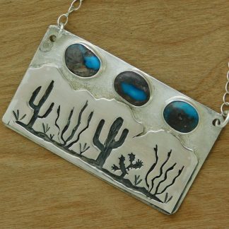 Quinton Antone Tohono O'odham Bisbee Necklace