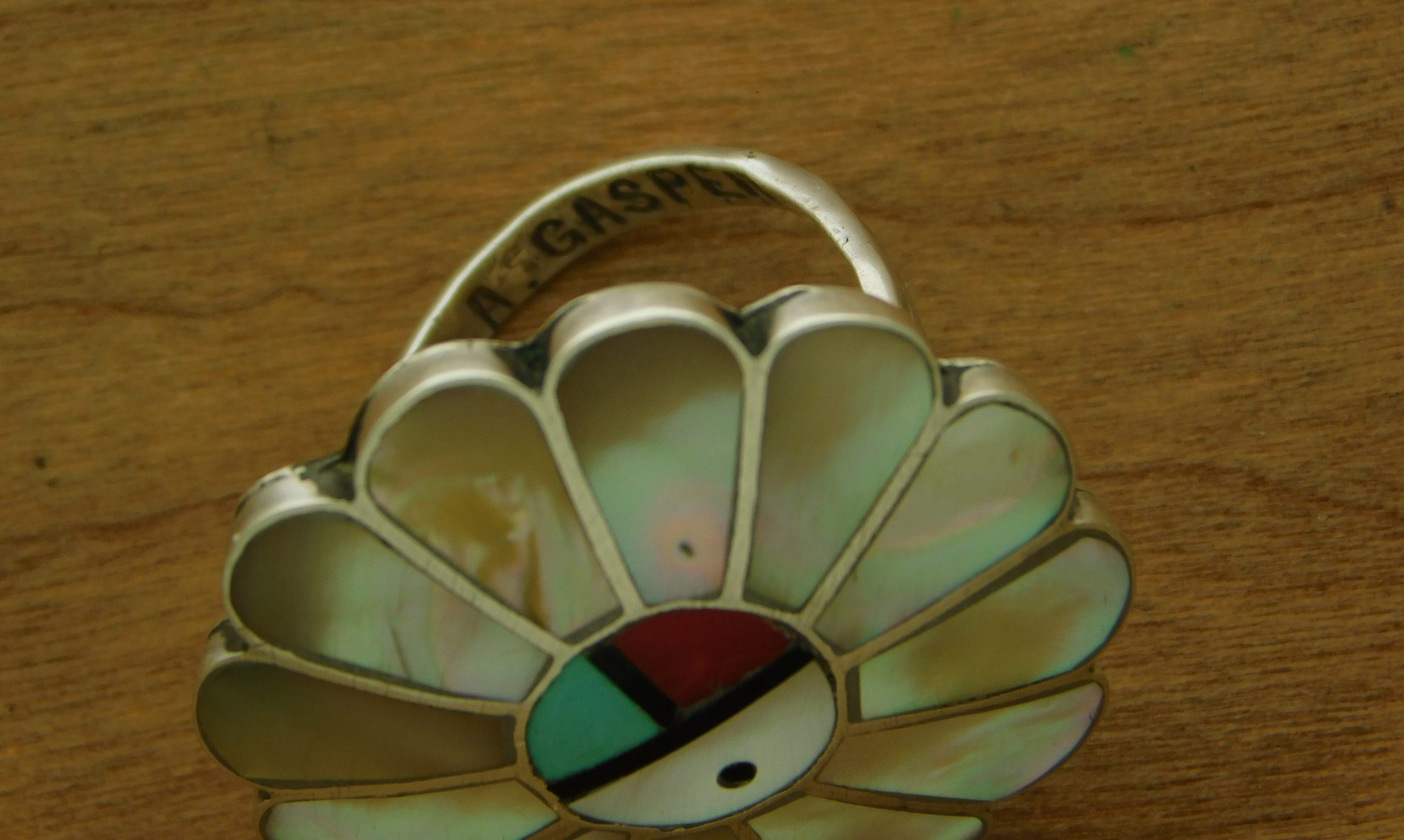 A. Gasper Hallmark on Ring