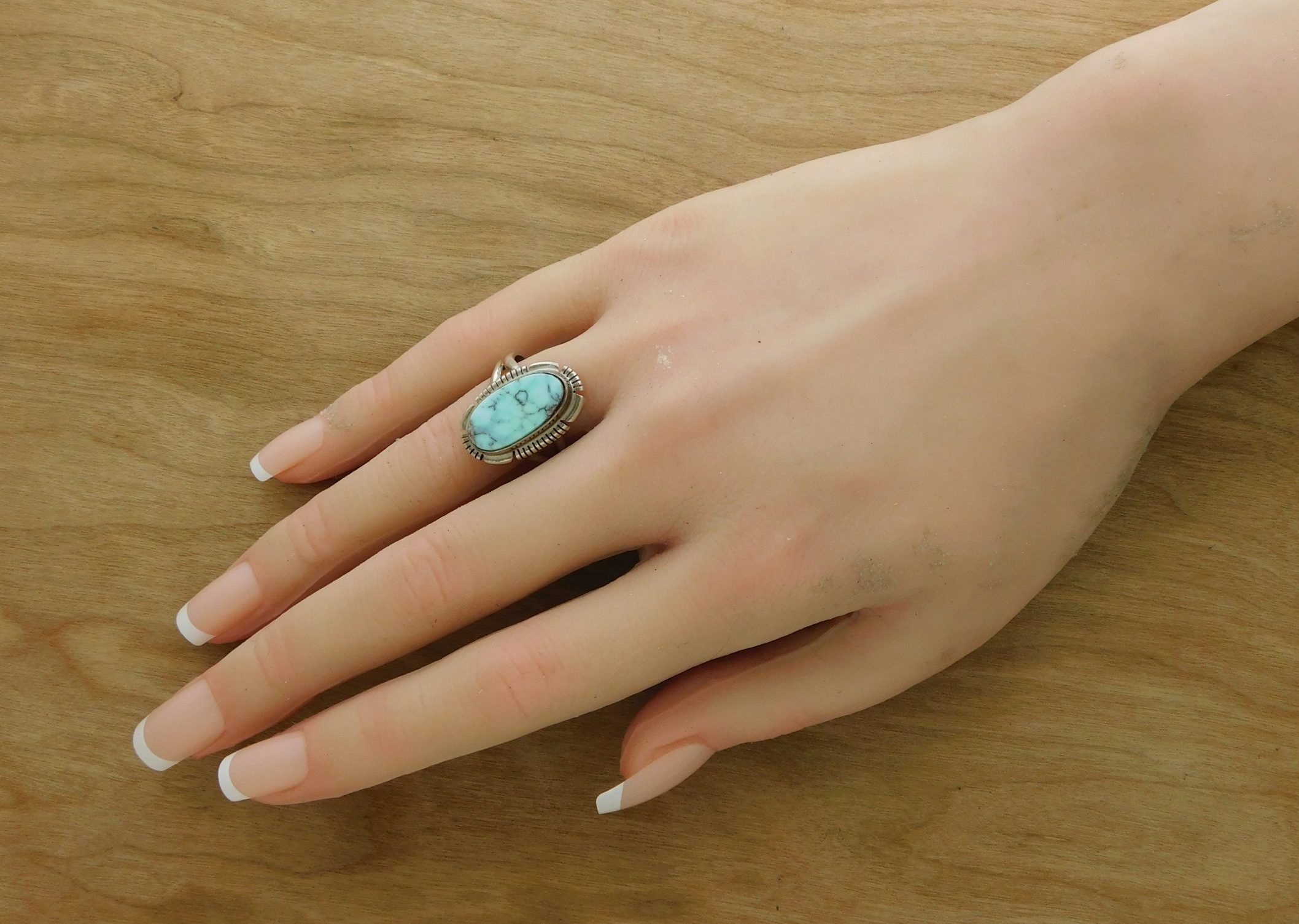 Dry Creek Turquoise on Hand