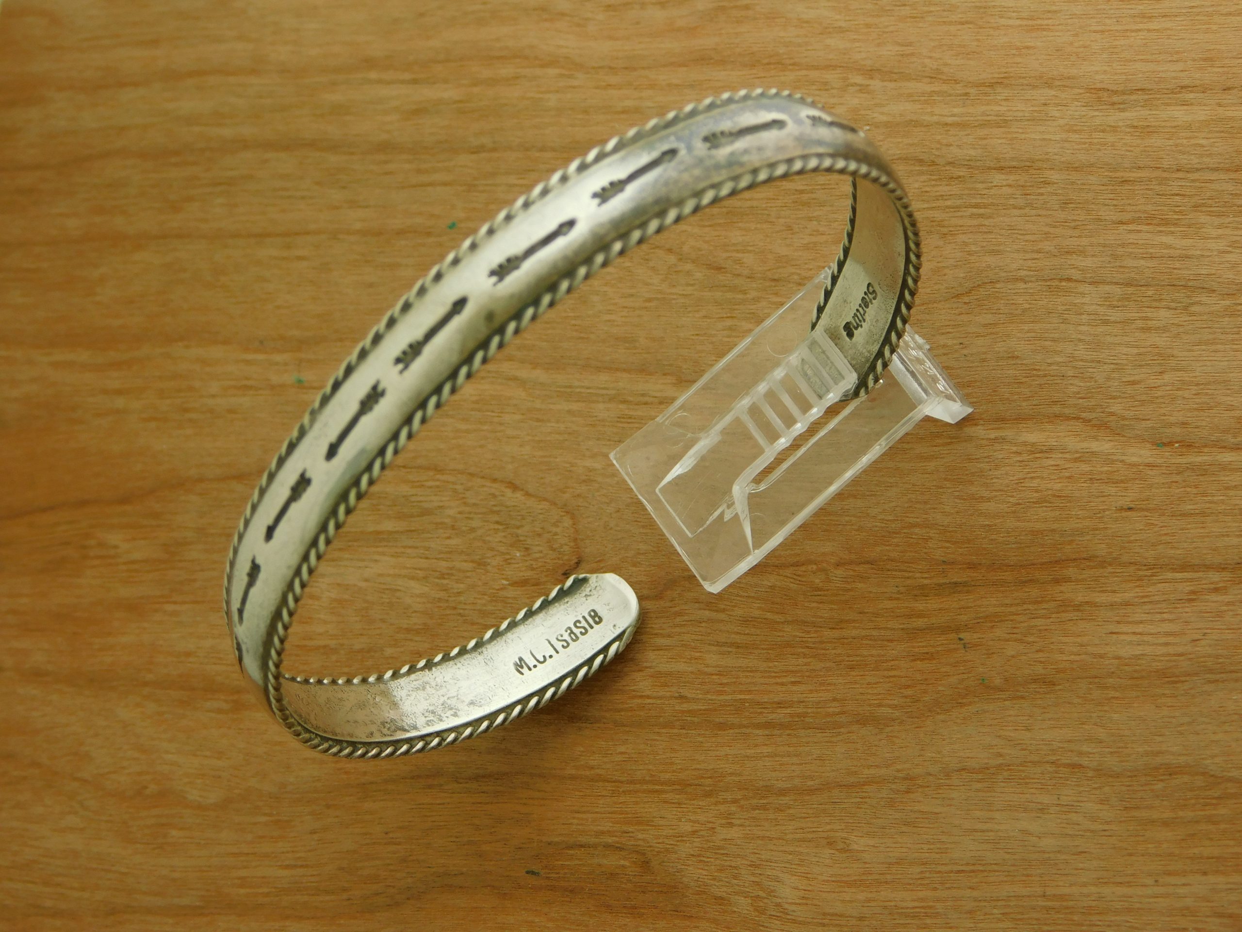 M.C. Isasie Navajo Sterling Cuff