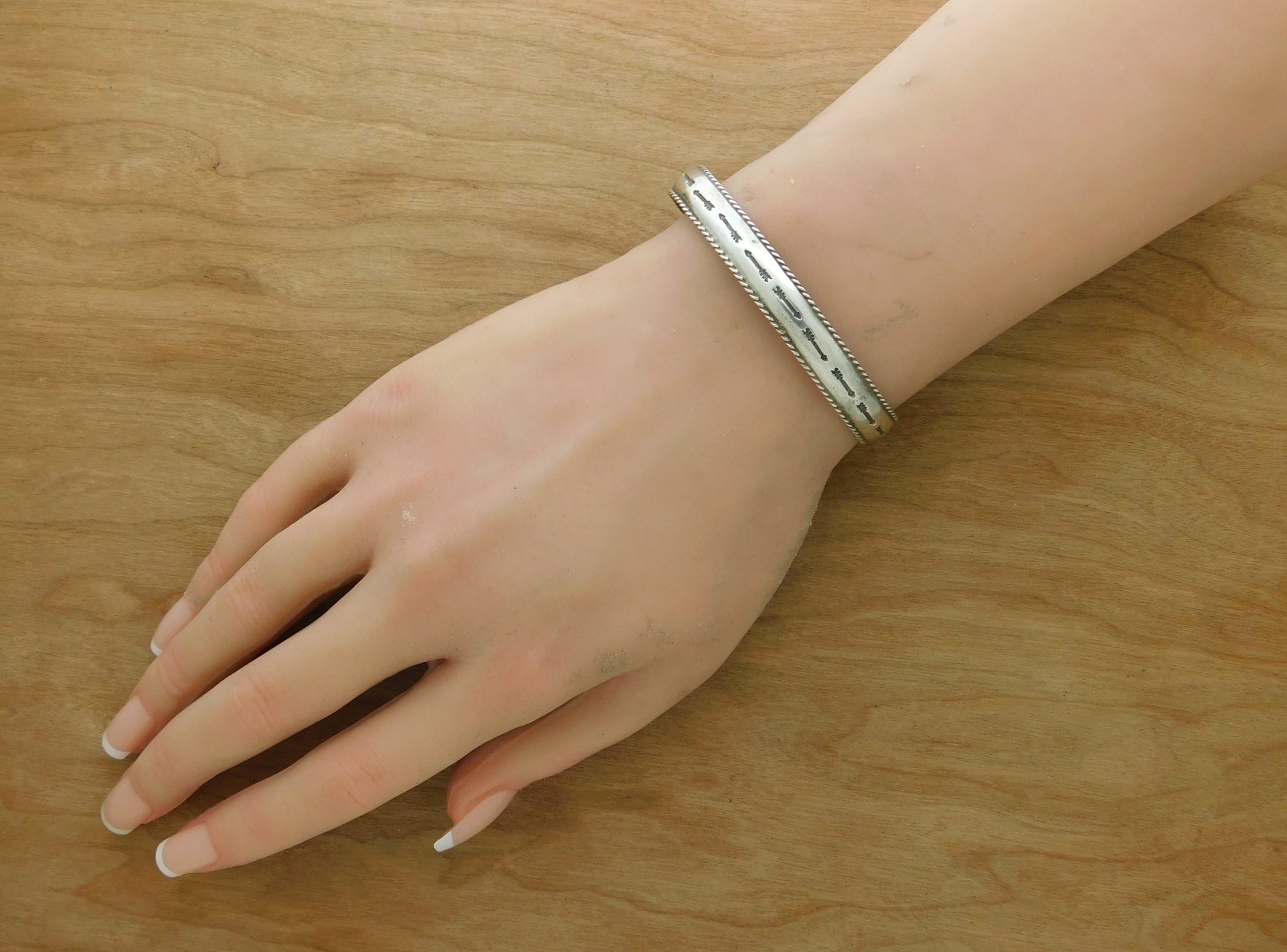 M.C. Isasie Navajo Cuff on Wrist