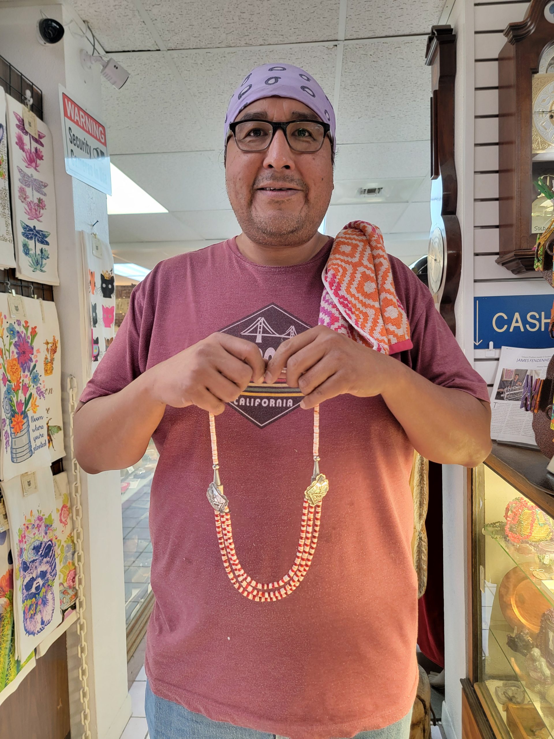 Quinton Antone Red Necklace