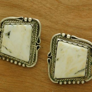 Justin Morris Navajo Clip Earrings