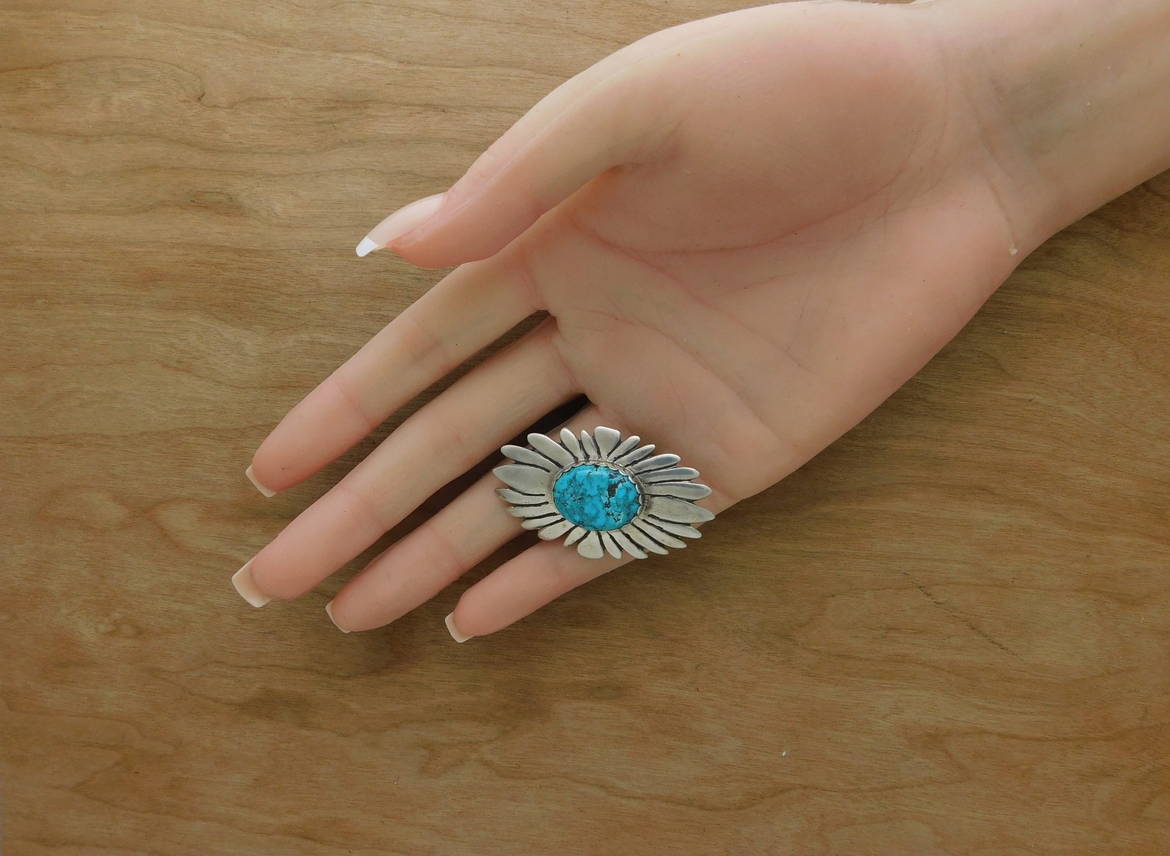 JAB Navajo Pin in Hand