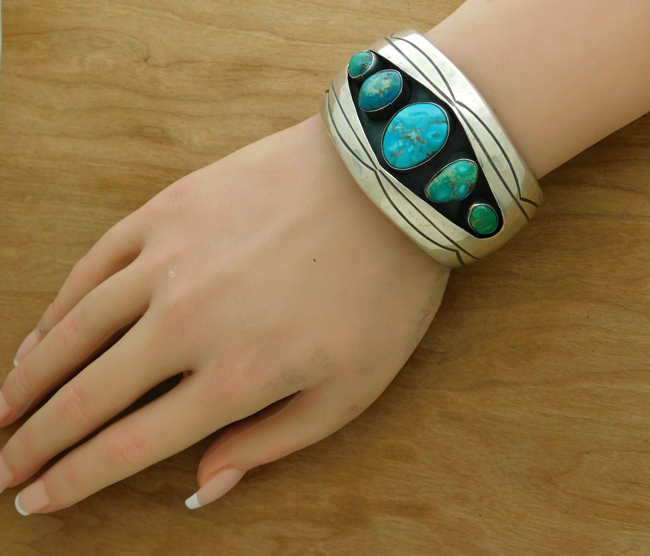 Kenny John Navajo Cuff on Wrist