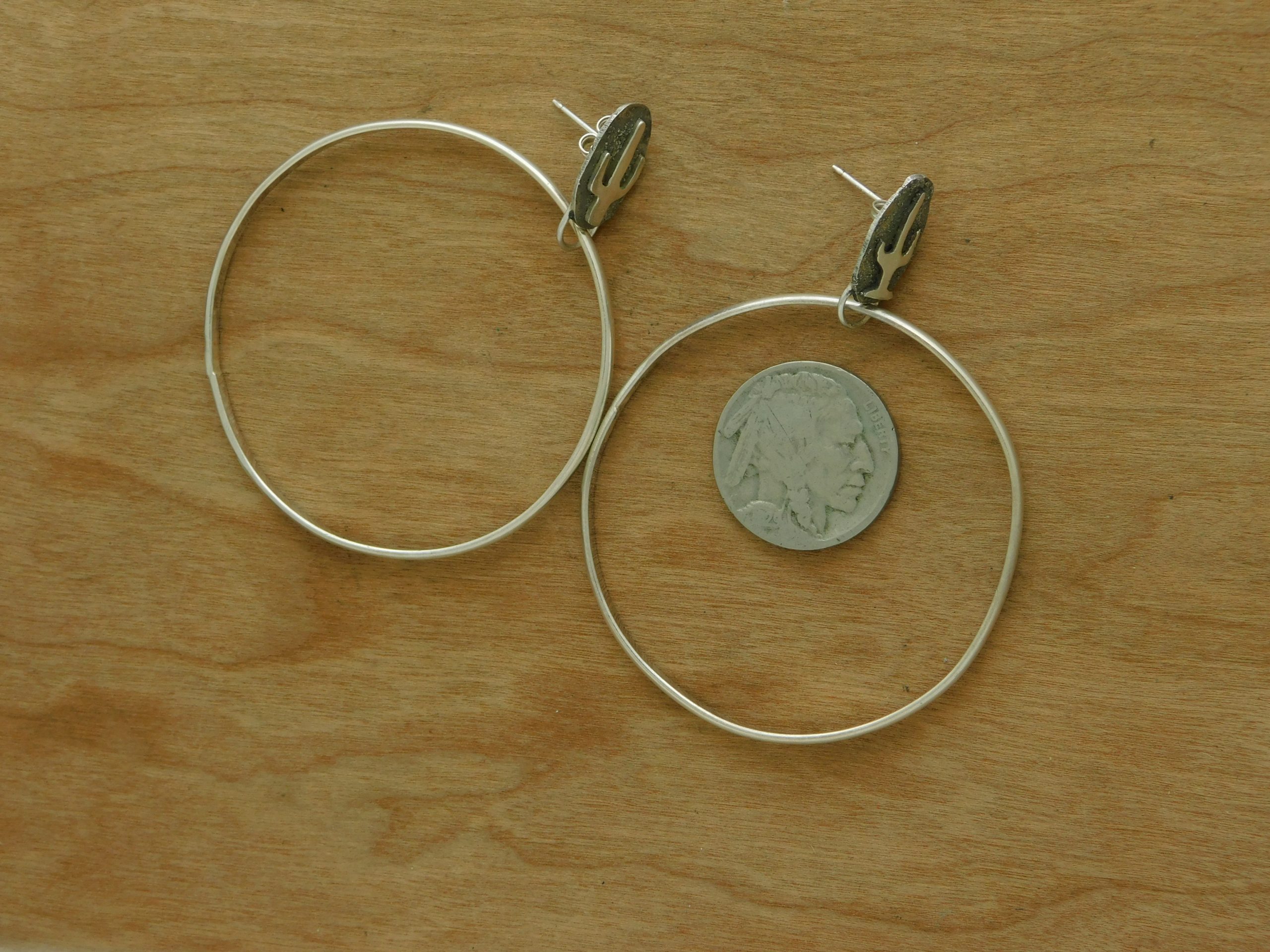 QUINTON ANTONE T.O. Hoop Earrings - Image 3