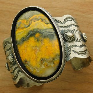 Chimney Butte Bumblebee Jasper Cuff