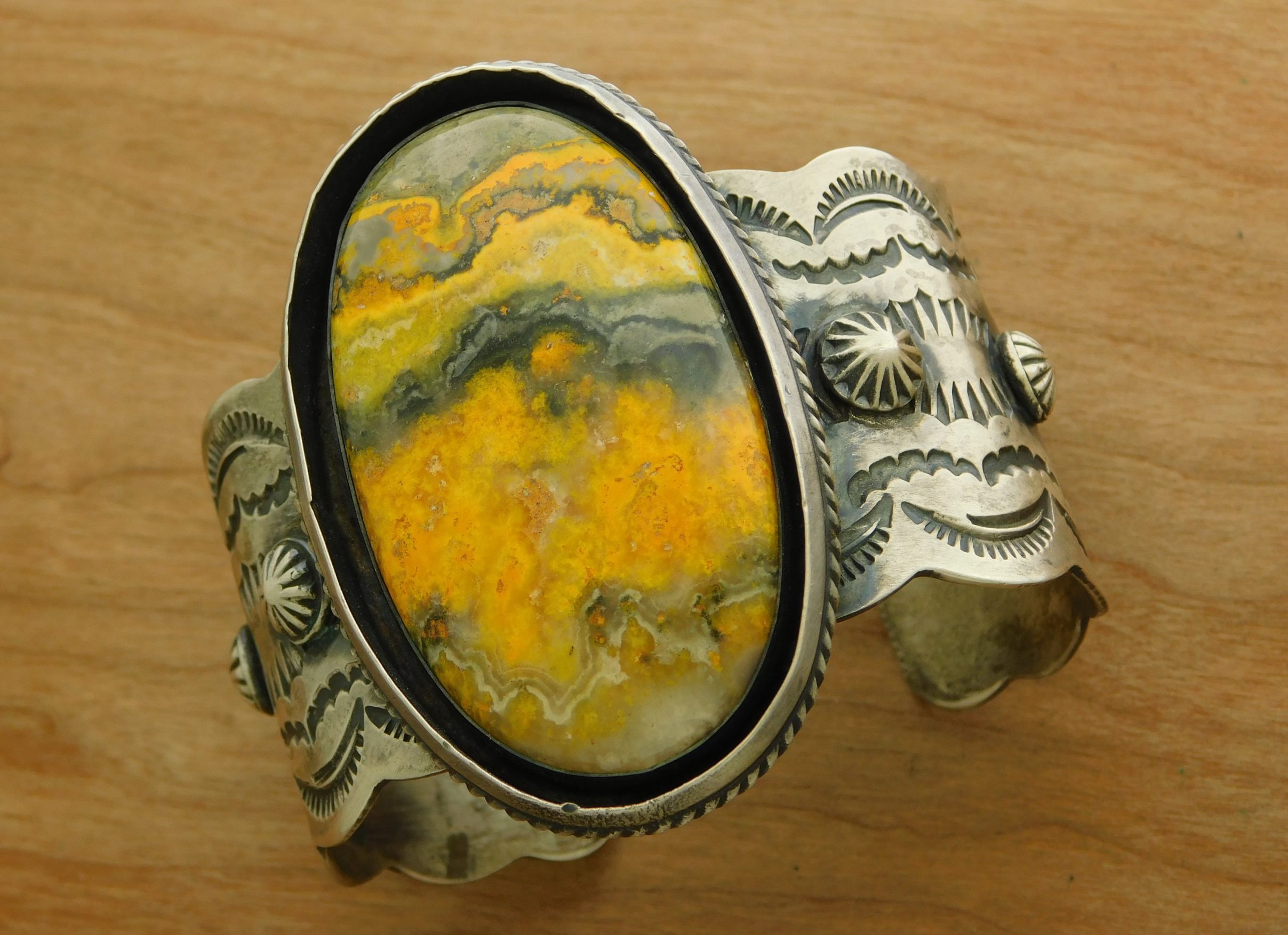 Chimney Butte Bumblebee Jasper Cuff